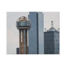 city of Dallas Gallery Wrapped Canvas