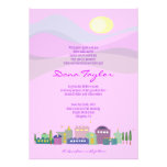 City of David Jewish Baby Naming Invitation Hebrew