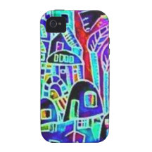 City Of Israel Ebony Case-Mate iPhone 4 Cover