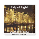 city of light (Amsterdam ) - Customised Fridge Magnet