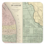 City of St Louis, Missouri City of Chicago Square Sticker