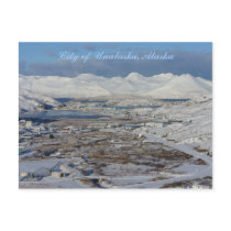 City of Unalaska in Winter, Unalaska Island Postcards