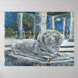 City Park Lion Print