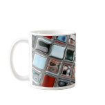 City Scape mosaic glass mugs
