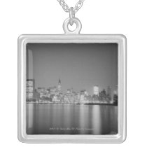 City skyline at night jewelry