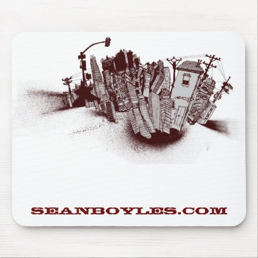 city spray mouse pad