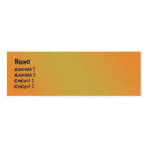 City Street - Skinny Business Card Templates