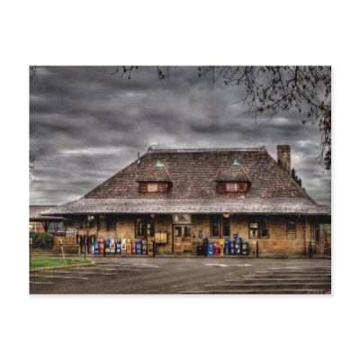 City - The Train Station Postcards by suburbanscenes