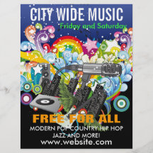 City Wide Music Flyer