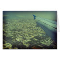 Cityline of  Dubai bird eye view cards