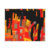 Cityscape_Wrapped Canvas Canvas Prints