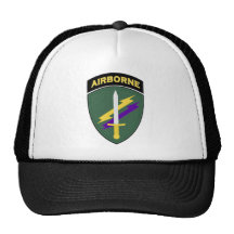 Civil Affairs & Psychological Operations Abn SSI Mesh Hat