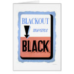 Civil Defence Blackout 1942 WPA cards