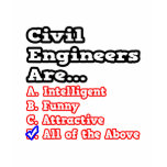 Civil Engineer Quiz...Joke t-shirts