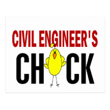 Civil Engineer’s Chick Post Card
