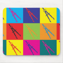 Civil Engineering Pop Art Mouse Mat