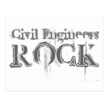 Civil Engineers Rock Post Card