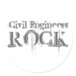Civil Engineers Rock stickers
