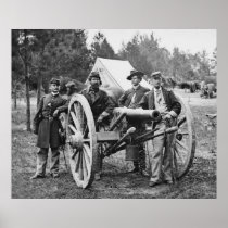 Civil War Artillery Group, 1860s Posters