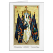 Civil War Battle Flags no.4 Cards