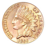 Civil War Era Coin Sticker