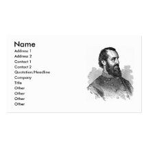 Civil War General Business Card