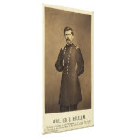 Civil War General George B McClellan Print Stretched Canvas Prints