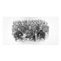Civil War Generals of the Union collector cards Custom Photo Card