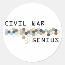 Civil War Genius Stickers