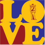Civil War Love photo sculptures