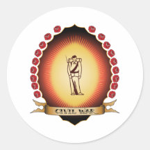 Civil War Mandorla Sticker