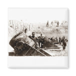 Civil War Mortar battery at Yorktown Fridge Magnets