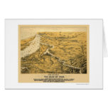 Civil War Panoramic Map 1861 Cards