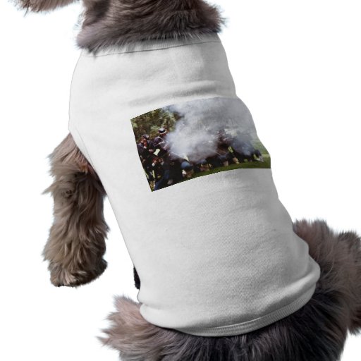 Civil War Reenactment Pet Tshirt