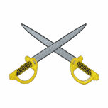 Civil War Swords embroidered shirts