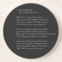 "Civilised Aptitude" Coaster