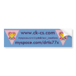 ck-cs KMF design Bumper Sticker bumper stickers