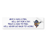 CK- Funny fishing bumper sticker