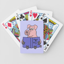 CK- Pig Reading How to Fly Book