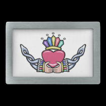 Claddagh #1B with Trinity belt buckles