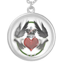 claddagh heart necklaces