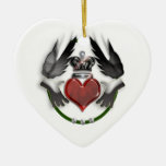 claddagh heart promise christmas ornament