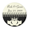 Claddagh Wedding Invitation Set Magnet