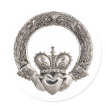 Claddagh Wedding Invitations Envelope Seals stickers