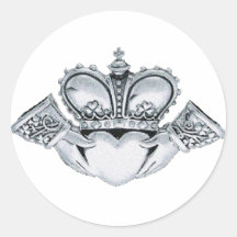 Claddagh Wedding Invitations Envelope Seals Stickers