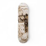 Claes Jansz Visscher Globe Theatre Engraving skateboards