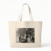 Clam Seller on Mulberry Street, 1900 Tote Bag