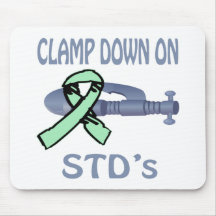 Clamp Down On Stds Mousepad