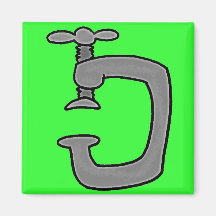 CLAMP FRIDGE MAGNET