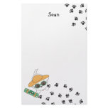 Clancey Goes On A Trip Stationery Paper